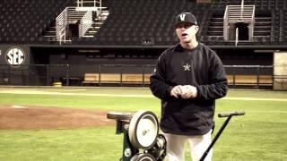 Infield Groundball Drills with Vanderbilt Baseball coach Tim Corbin and ATEC machines