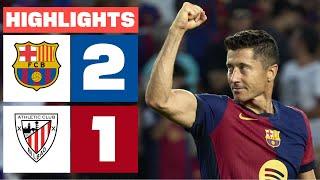 FC BARCELONA 2 - 1 ATHLETIC CLUB | HIGHLIGHTS LALIGA EA SPORTS