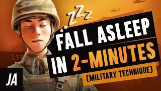 How To Fall Asleep In 2 Minutes! (Proven  Military Technique)