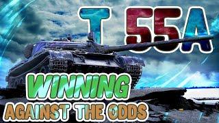  T 55A  Rampage - Sizzling Battle Replay  [WoT Replays World of Tanks]