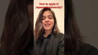 How to study in Japanese university? #japan #university