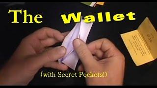 #5: How to make an Origami Wallet with Secret Pockets