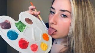 ASMR| Spit PAINTING you 