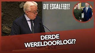 Ralf Dekker (FVD) laat geen spaan heel van Biden, Zelensky & Rutte in IJZERSTERK betoog!