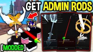 You Can NOW GET SECRET ADMIN RODS in Modded Roblox Fisch..