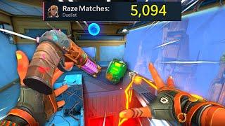 What 5,000 Matches on Raze looks like...