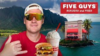 I Ate The World's Most Expensive Five Guys for 1 Week