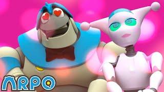 Arpo Falls in LOVE | ARPO the Robot | Funny Valentines Day Cartoons For Kids | Compilation