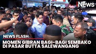 Kunjungi Pasar Butta Salewangang Maros, Wapres Gibran Diserbu Emak-Emak