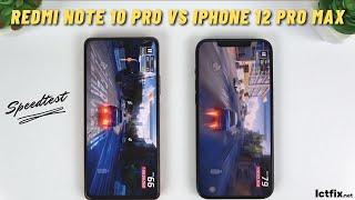 Xiaomi Redmi Note 10 Pro vs iPhone 12 Pro Max | Snapdragon 732G vs Apple A14 Speedtest, Comparison