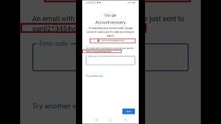 google account recover || gmail account recovery kaise kare #shorts #ytshorts #sunilmahi