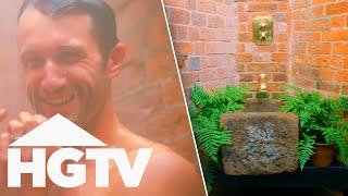 Outdoor Toilet Turned Into LUXURY Spa Corner! | Saving The Manor