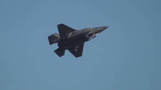 RAF F 35 Lightning full Display Duxford Air show 14sep 2024 128pm