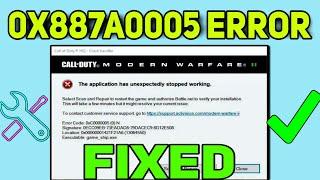 How to Fix 0x887a0005 Error Code In Modern Warfare 2 & Warzone 2 | 0x887a0005 Error Code Mw2