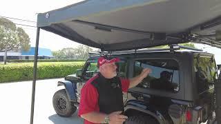 Dee Zee Roof Rack & Overland Vehicle Systems Awning on Jeep Wrangler review by C&H Auto Accessories