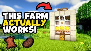 The BEST Automatic Cow Farm in Minecraft!