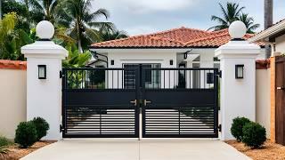 TOP 300 Modern House Gate Design Ideas 2024 | Iron gates Ideas| House exterior Front Wall Designs