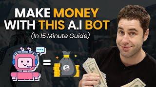 How To Make Money Online With This A.I Bot For Beginners (Easy Free Guide)