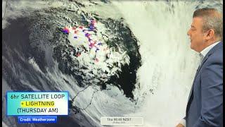 NZ - Downpours, thunderstorms and Long Weekend Weather