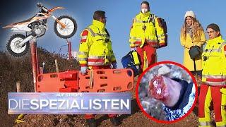 Hand ab!  Severin hat schlimmen Motorcross-Unfall - War's Sabotage? | Die Spezialisten | SAT.1