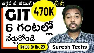 Git in Telugu | Git Tutorial For Beginners in Telugu | Git real time scenarios | git suresh techs