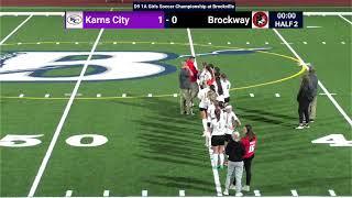 D9 1A Girls Soccer Championship: Brockway vs. Karns City