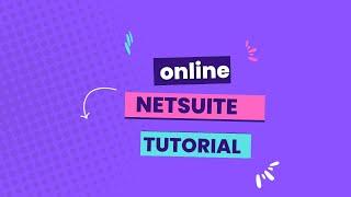 Netsuite Certification Training || Netsuite  training material || learning netsuite