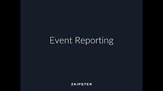 Guest List Management and Event Check In: Event Reporting | zkipster Tutorial