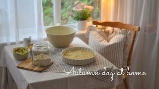 Slow Living Cozy Day In Autumn | Daily Chores | Baking Apple Crumble and Dinner