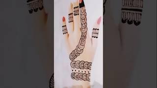 Beautiful Simple Mehndi Design Trick #mehndi #henna #shorts #mehandi #trending #youtubeshorts#new