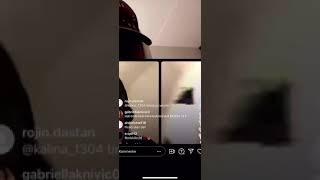 Zack stikker af fra live efter Gordanna joiner ZK og Fouli Live Instagram