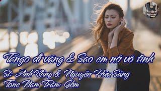 Karaoke Liên Khúc Tango Dĩ Vãng & Sao Em Nỡ Vô Tình Tone Nam Trầm | TAS BEAT