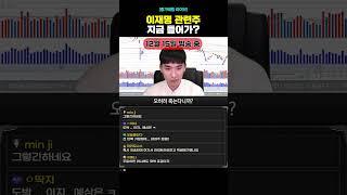 이재명 관련주 폭락