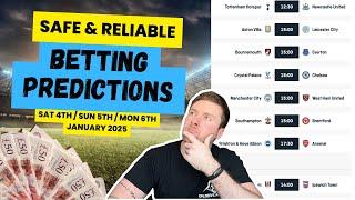 Premier League Betting Tips & Predictions - Game Week 20 - 4th/5th/6th Jan - Liverpool vs Man Utd