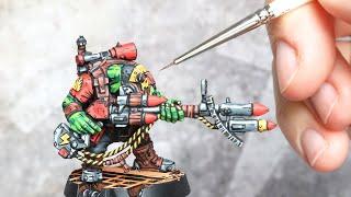[Timelapse] Comic book style Rokkit Boy from the Ork Kommandos