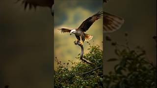 Eagle catch a snake in forest #eagleattack #eaglefight #tranding