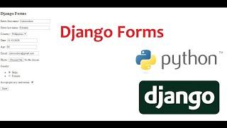 Python Django Forms