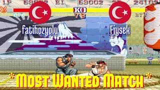 FT5 @sf2ce: fatihozyolu (TR) vs Fiysek (TR) [Street Fighter II Champion Edition Fightcade] Sep 26