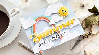 Summer Sunshine & Smiles Card | Cardmaking with Spellbinders 4 Seasons  Collection