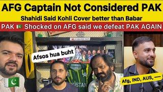 AFG Captain Disrespect PAK not considered in TOP 4 why?  | Why Afg players do this with PAK?