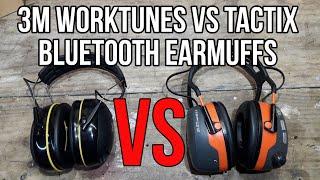 3M Worktunes Earmuffs VS Tactix Bluetooth Earmuffs | Which gives you the best value?