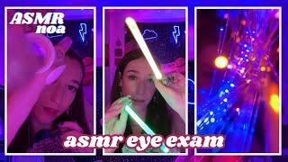 asmr eye exam with dr. noa  | relaxing visuals & sounds