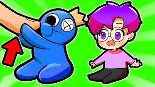 GIANT FINGER vs. LANKYBOX! *Rainbow Friends, Alphabet Lore And More!* (FUNNY ANIMATION)