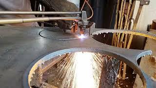 Cutting steel in Slow motion