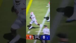 PLAY by PLAY of Cam Wards FIRST Touchdown as a Hurricane #miamihurricanes #canesfootball #cfb