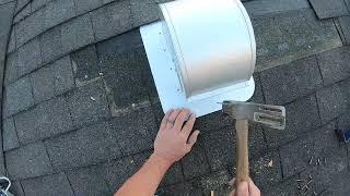 Roof Dryer Vent install