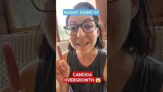 Candida Overgrowth Skin Signs (woah ) #shorts