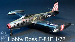 Hobby Boss F-84E 1/72 Scale | Full Build Video