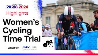 STORMS TO GOLD MEDAL!  | Women's Cycling Time Trial Highlights | Paris 2024 Olympics | #Paris2024