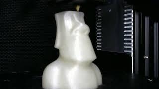 Moai model with Ender 3 and Octolapse